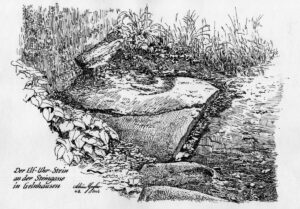 Zeichnung des 11-Uhr-Steines von Achim Gogler