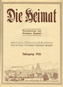 Titel der Erstausgabe 1926 (Archiv des Geschichtsvereins Gelnhausen e.V.)