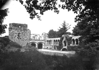 Kaiserpfalz - Foto von Max Halm 1895 (Stadtarchiv Gelnhausen)