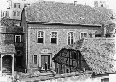 Gelnhäuser Synagoge im Zustand vor 1938 (Stadtarchiv Gelnhausen)